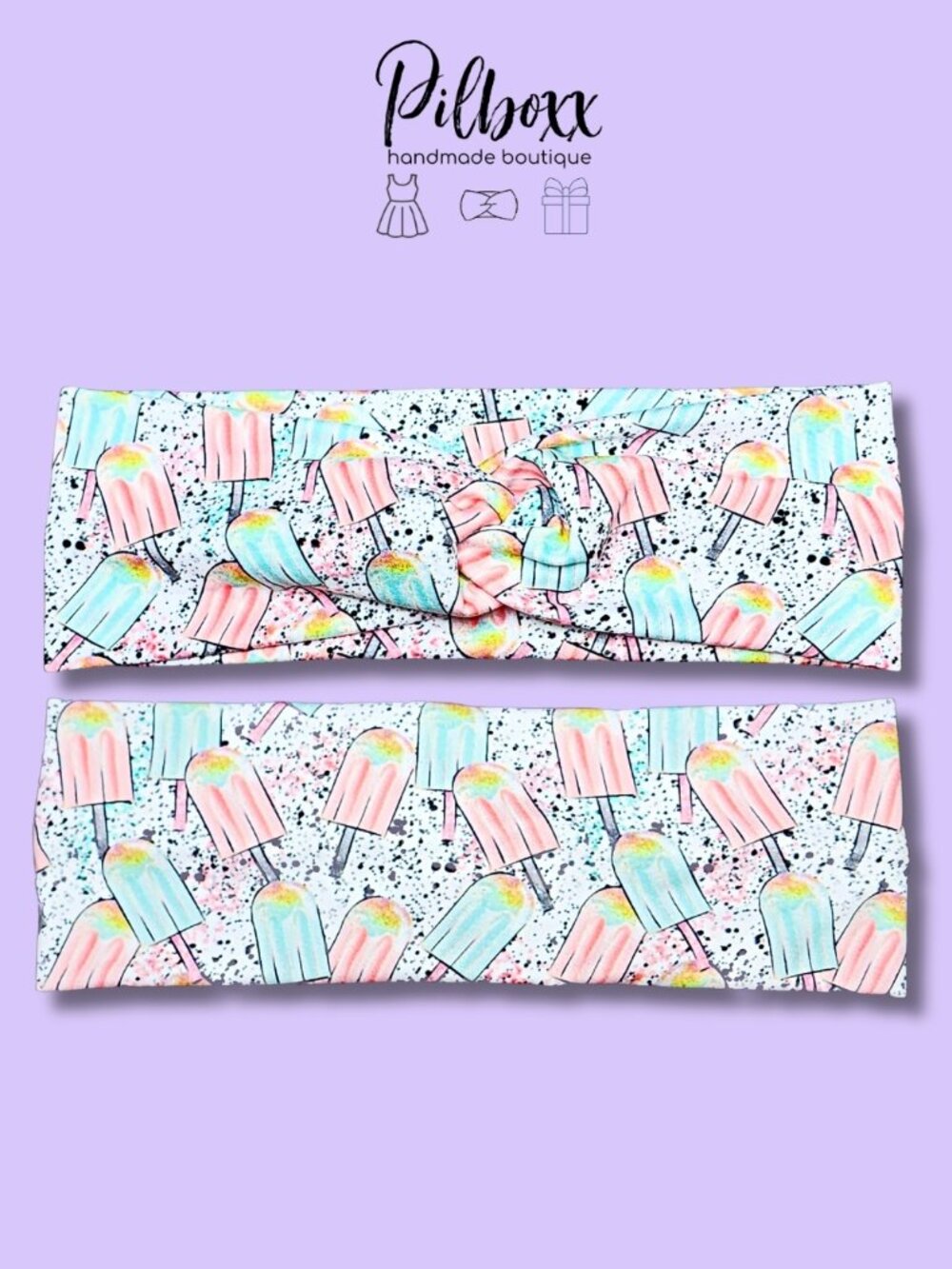 Ice Cream Stretchy Twisted Headband for Women